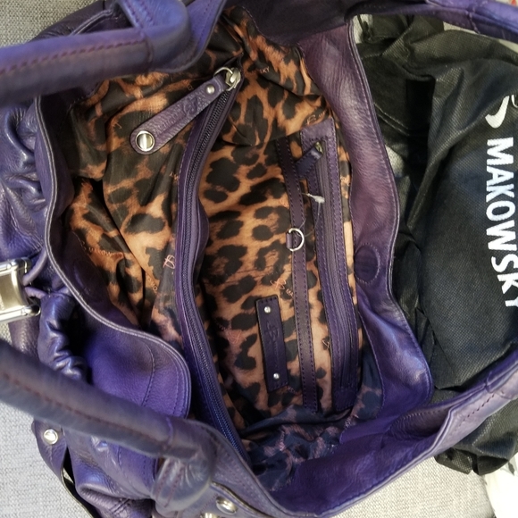 B Makowsky Leather Bag - Picture 3 of 4